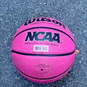 WNBA pink basketball